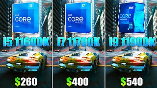 i5 11600K vs i7 11700K vs i9 11900K  Test in 8 Games [upl. by Gurias]