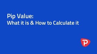 Pip Value What it is and how to calculate it [upl. by Neerol]