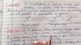 Properties of alpha beta and gamma rays [upl. by Glimp]