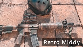 Retro MidLength AR15 Modified Brownells XM177 [upl. by Shornick507]