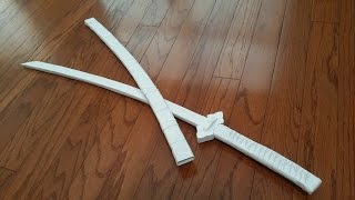 Building the Kurikara Ao no Exorcist Paper Tutorial [upl. by Eirojam50]