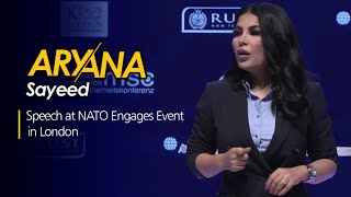 ARYANA SAYEED  Full Speech at NATO Engages Event in London Dec 3 2019 [upl. by Eelarol]