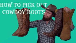 What To Look For When Buying Cowboy Boots [upl. by Aetnahs752]