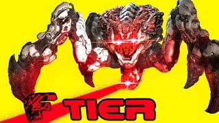 Doom 2016 UltraNightmare Monster Tier List ft Peter [upl. by Kcirre]