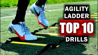 10 Speed amp Agility Ladder Drills For Fast Footwork amp Quickness Level 1 [upl. by Yddor]