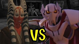 Shaak Ti VS General Grievous  Jedi Academy Revenge Bout [upl. by Maressa]