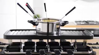 VonShef Raclette Grill with Fondue [upl. by Agee]