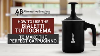 How to Use the Bialetti Tuttocrema Milk Frother [upl. by Nidya]