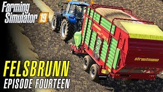 LOADING STRAW TO SELL  Lets Play Farming Simulator 19  Episode 14 [upl. by Corny]