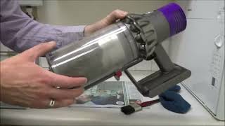 How to clean and maintain the Dyson V10 Cordless Vacuum Cleaner [upl. by Nois986]