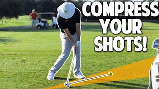 How To Compress All Your Golf Shots  Point The Ball [upl. by Einor198]