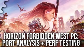 Horizon Forbidden West PC vs PS5 Enhanced Features Performance Tests  Image Quality Boosts [upl. by Annahaj]