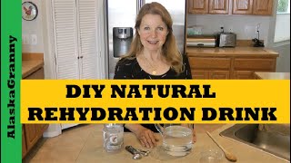 DIY Natural Rehydration Drink Homemade Electrolyte Hydration Recipe Liquid IV Covid Cold Flu [upl. by Aitital]