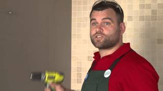 How To Install A Towel Rail Into Plaster  DIY At Bunnings [upl. by Nhguav]