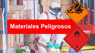 Materiales peligrosos Clase 1 y 2 Hazmat [upl. by Ecirrehs]