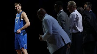 FULL CEREMONY  The Dallas Mavericks amp NBA Legends Honor Dirk Nowitzki  April 9 2019 [upl. by Nauwtna995]