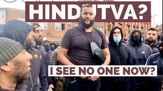 Muslim Response to Fascist Hindutva Thugs in Leicester [upl. by Aimik260]