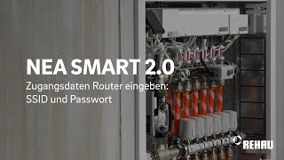 REHAU NEA SMART 20 Einstellen der Router SSID und des RouterPassworts [upl. by Binni750]