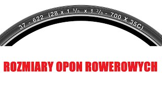 Rozmiary opon rowerowych [upl. by Aymik]