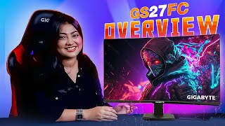 Gigabyte GS27FC Gaming Monitor Overview [upl. by Horatio761]