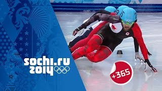 Hamelin Gold  Mens Short Track Speed Skating 1500m Full Final  Sochi365 [upl. by Niwred]