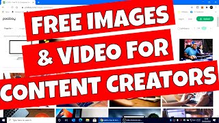 Get FREE Images amp Video For Your Content From PIXABAY [upl. by Dennie]