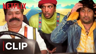 Dhamaal Funny Scene  Mr Iyer Drops Javed Jaffrey amp Arshad Warsi  Netflix India [upl. by Nywroc]