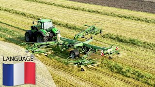 KRONE Andaineurs quatre rotors – Swadro 1370 2019 [upl. by Mather398]