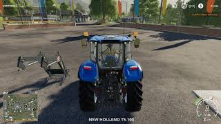 How to put a front loader on a tractor Farming Simulator 19 [upl. by Pufahl]