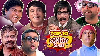 Top 10 Bollywood Comedy Scenes  Akshay Kumar  Paresh Rawal  Johnny Lever  Rajpal Yadav [upl. by Lisan794]