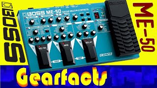 Boss ME50 Multi effects pedal review 1 important point [upl. by Enilrac]