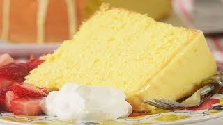 Orange Chiffon Cake Recipe Demonstration  Joyofbakingcom [upl. by Chapman]