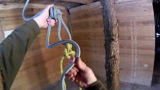 Quick Hitch  Arborist Knots Climbing Rigging [upl. by Rimidalb690]