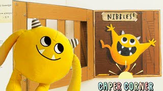 Nibbles The Book Monster by Emma Yarlett  Caper Corner Story Time [upl. by Nhguavoj]