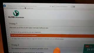 Digitaal examen theorie heftruckcertificaat  BLOM opleidingen [upl. by Bord]