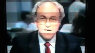 Crash of 1987 Live news reports of Stock Market Crash [upl. by Jenks384]