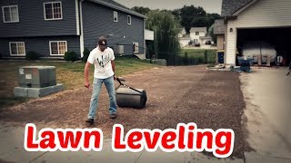 Leveling the Lawn Before Reseeding Part 2 [upl. by Cawley301]