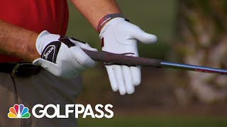 How to Properly Grip Your Golf Club  GOLFPASS  Golf Channel [upl. by Einatirb842]