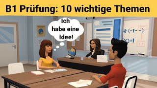 Mündliche Prüfung deutsch B1  Gemeinsam etwas planenDialog  10 wichtige Themen  sprechen Teil 3 [upl. by Lebar872]