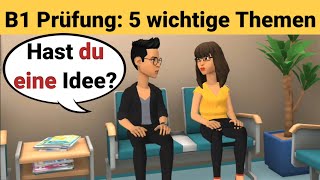 Mündliche Prüfung Deutsch B1  Gemeinsam etwas planenDialog  5 wichtige Themen  sprechen Teil 3 [upl. by Tartaglia171]