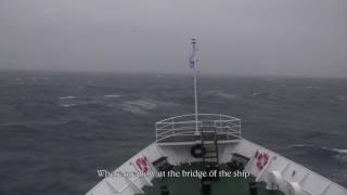 Storm on Drake Passage  MV Ushuaia [upl. by Anett296]