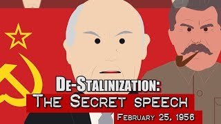 DeStalinization The Secret speech 1956 [upl. by Hickey83]