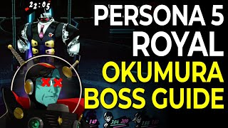 Okumura Boss Fight Made Easy Boss Guide  Persona Build  Persona 5 Royal [upl. by Lippold264]