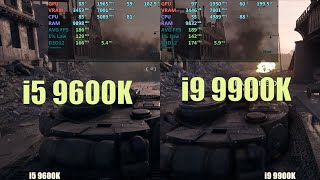 i5 9600k vs i9 9900k  Gaming performance test [upl. by Ahsirtak567]