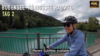 BodenseeKönigssee Radweg Tag 2 von 6  EBike Radreise 2020 [upl. by Cardinal]