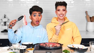 Korean BBQ Mukbang ft Bretman Rock [upl. by Annaik499]