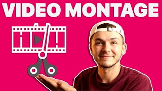 How to make a video montage online  FAST amp EASY [upl. by Johst]