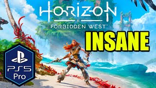 INSANE Horizon Forbidden West PS5 Pro Gameplay Review Enhanced [upl. by Adella]