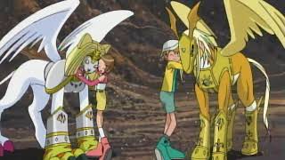 Patamon First Time Armor Evolve to Pegasmon And Tailmon to Nefertimon [upl. by Aviv]