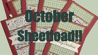 October Sheetload of Cards SUYSOct2024 [upl. by Eninaj709]